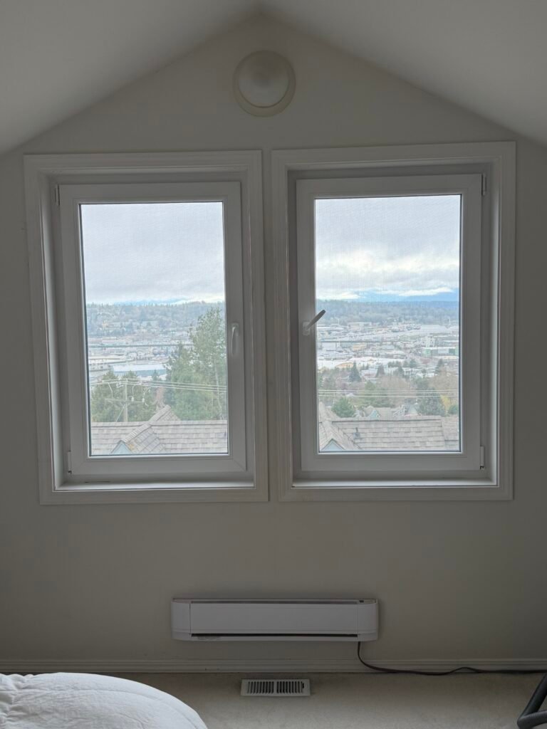 Installed European Window On Regular Home