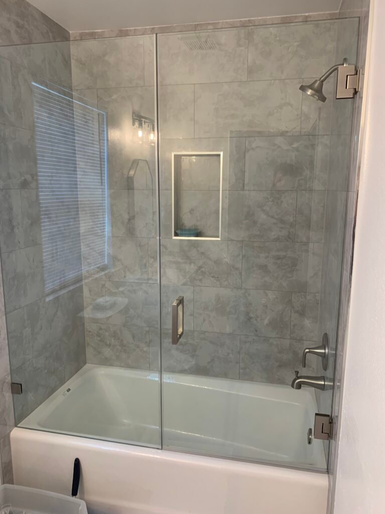Shower Door In Regular Home
